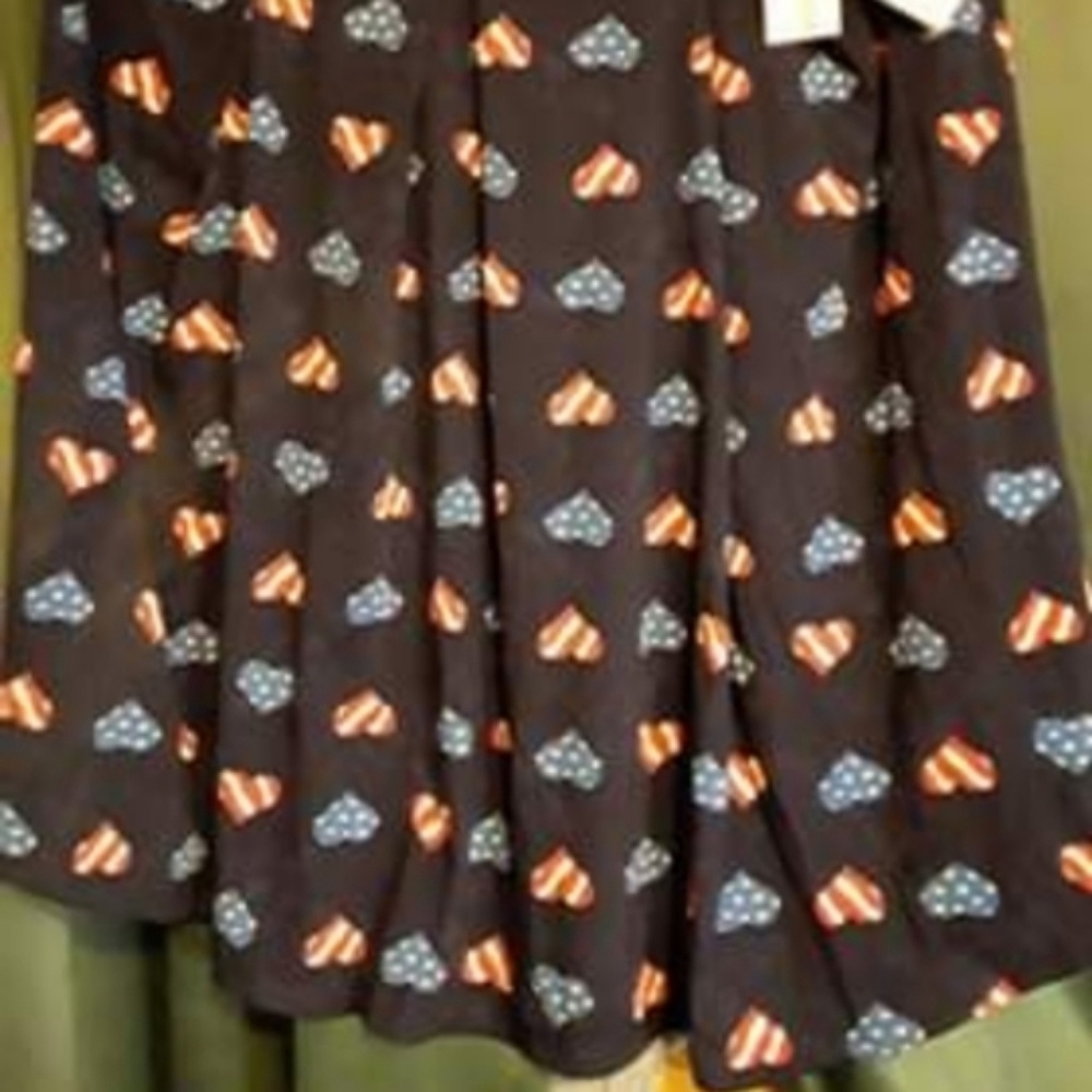 Lularoe Madison patriotic skirt